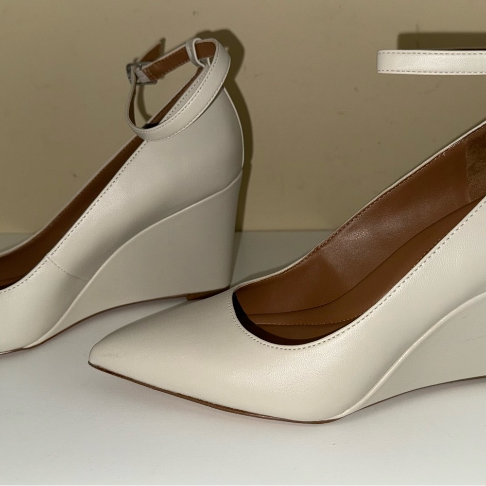 Nordstrom Cream Wedge Shoes